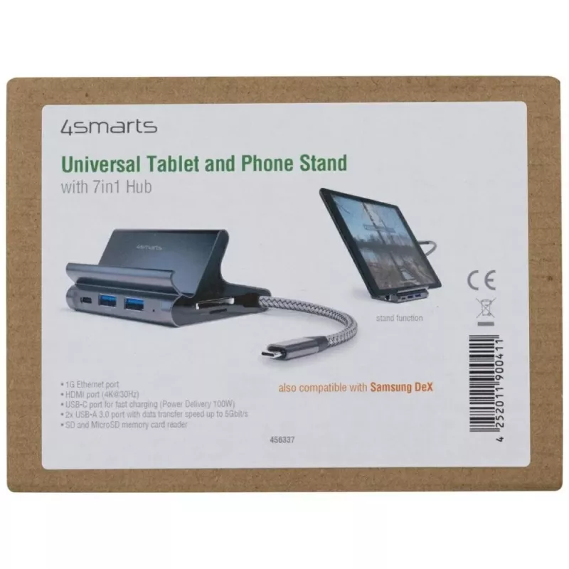 Hoidik tahvelarvutile/nutitelefonile 7in1 Dex HDMI/RJ45