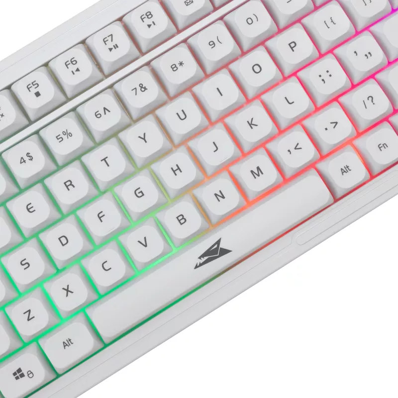 Klaviatuuri ja hiire komplekt Baracuda BGC-012 Orca Valge — valge klaviatuuri ja hiire komplekt
