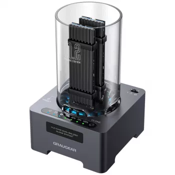 Dokkimisjaam GrauGear M.2 NVMe SSD Station DM.2 Klone 20Gbit koos ventilaatoriga
