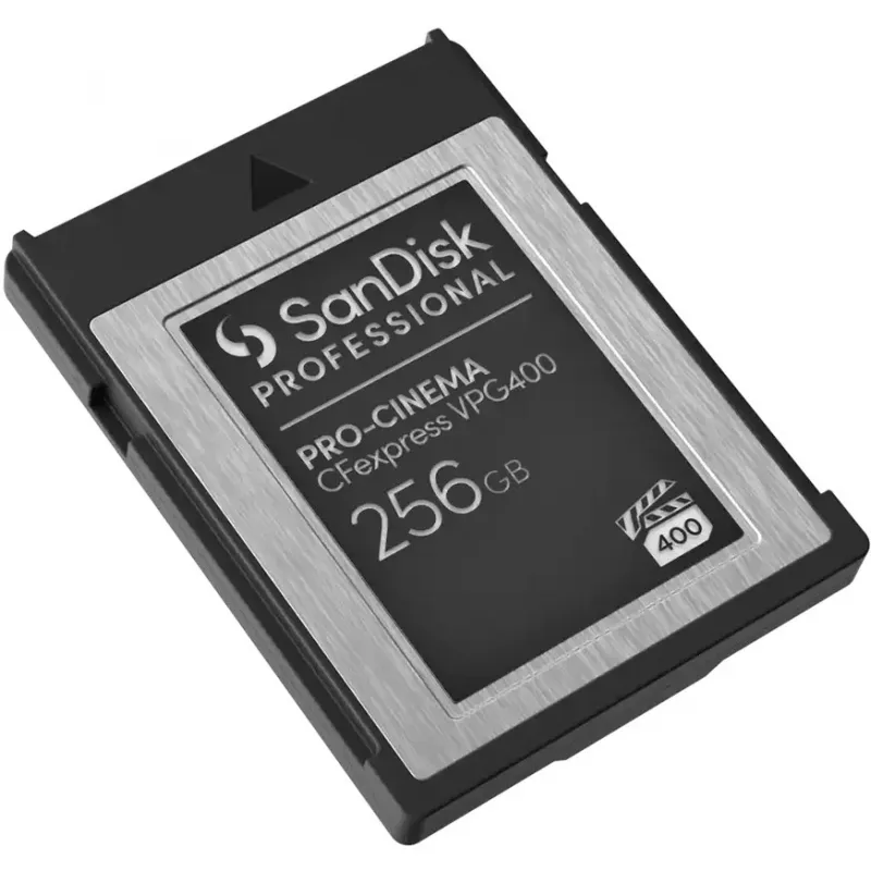 SANDISK Professional PRO-CINEMA 256GB CFexpress VPG400 Type B kaart kuni 1700MB/s lugemine, 1400MB/s kirjutamine