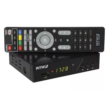Maapealne HD digitaaltelevisiooni tuuner WIWA H.265 PRO DVB-T/DVB-T2 — Full HD, H.265, HDMI, SCART, USB, salvestamine