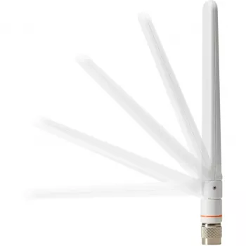 2.4 GHZ 2DBI/5 GHZ 4 DBI DIPOOLANTENN VALGE RP-TNC