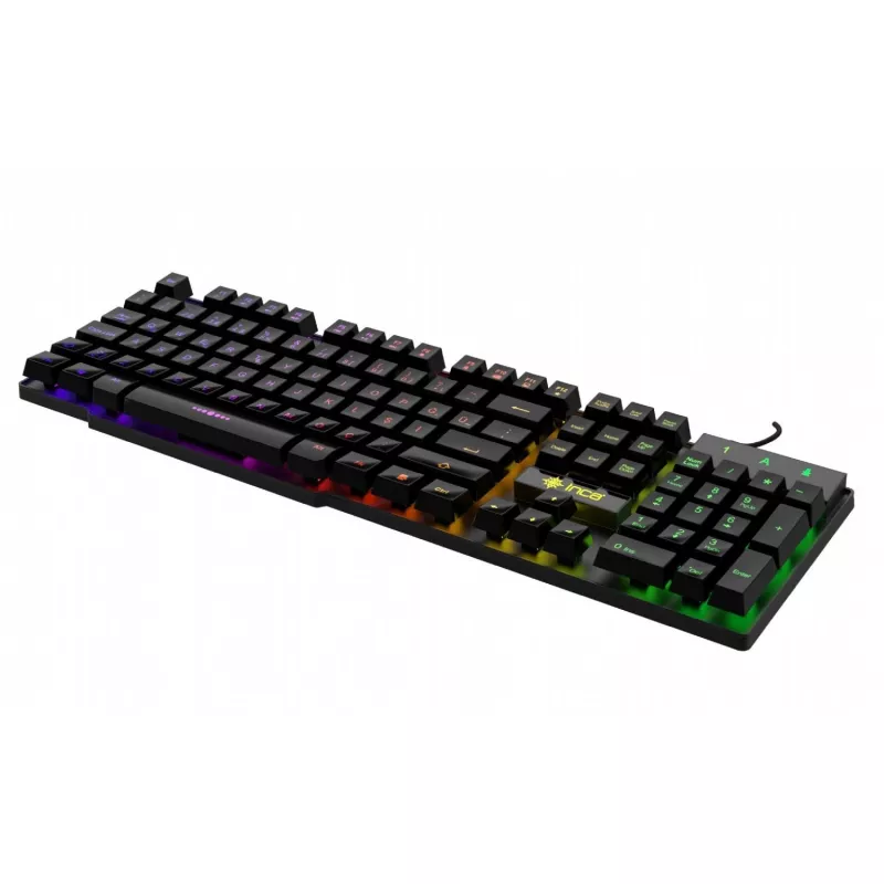Incase mänguklaviatuur IKG-446 Regenbogen, RGB, saksa paigutusega jaemüük