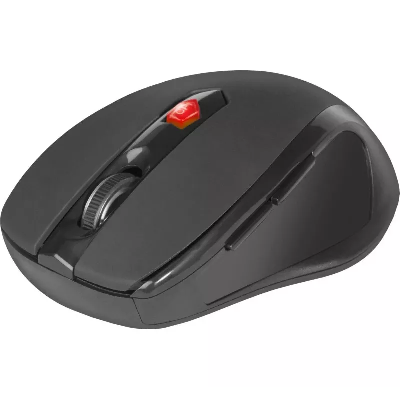 Juhtmevaba RF optiline paremakäeline hiir DEFENDER ULTRA MM-315 — 1600 DPI, 6 nuppu, USB vastuvõtja, must