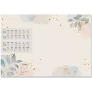 Kirjutusplokk Sigel HO304 Pastel Garden, 595 x 410 mm, 30 lehte