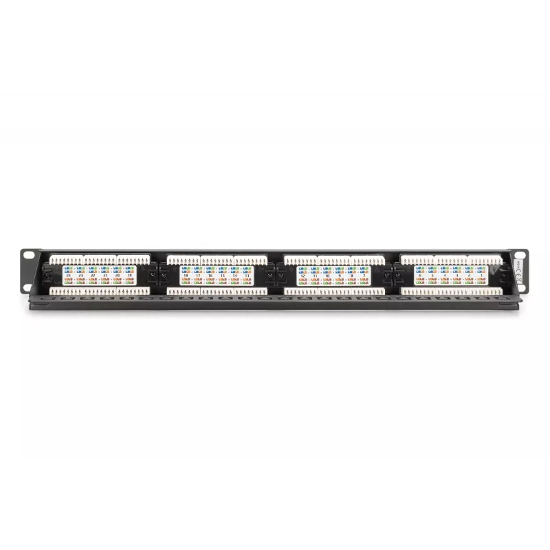 Digitus CAT 6 patch panel, varjestamata DN-91624U-CR