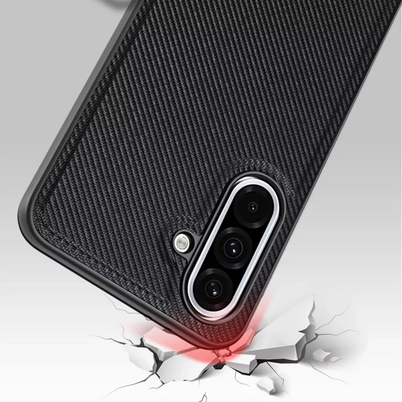 StyleShell NYLO, telefoniümbris must, Samsung Galaxy A36 5G