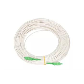 Edastuskaabel Extralink SC/APC–SC/APC Singlemode G.657.A2 3 mm Simplex LSOH 10 m, valge