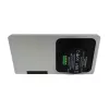 Kahepoolne juhtpaneel Shelly Wall Display X2 WiFi/BLU (hõbedane) + BLU H&T
