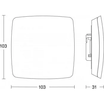 Kohalolekuandur Steinel True Presence UP KNX 056339 IP54 360° tuvastus