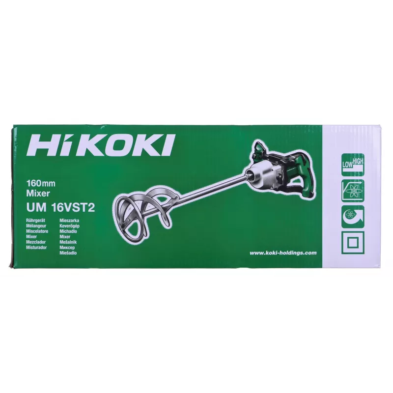 Segisti Hikoki UM16VST2UAZ 1600W 2-käiguline — elektriline mördi- ja värvisegisti