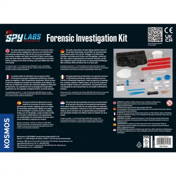 Spy Labs Incorporated kohtuekspertiisi uurimiskomplekt, Detektiv-Sets internationale Version