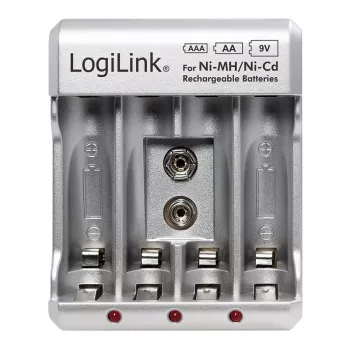 Akulaadija Ni-MH / Ni-Cd AA / AAA / 9V