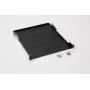 Triton riiul perforatsiooniga 1U 950 mm - 950 mm - 40 kg - Must (RAB-UP-950-A1)