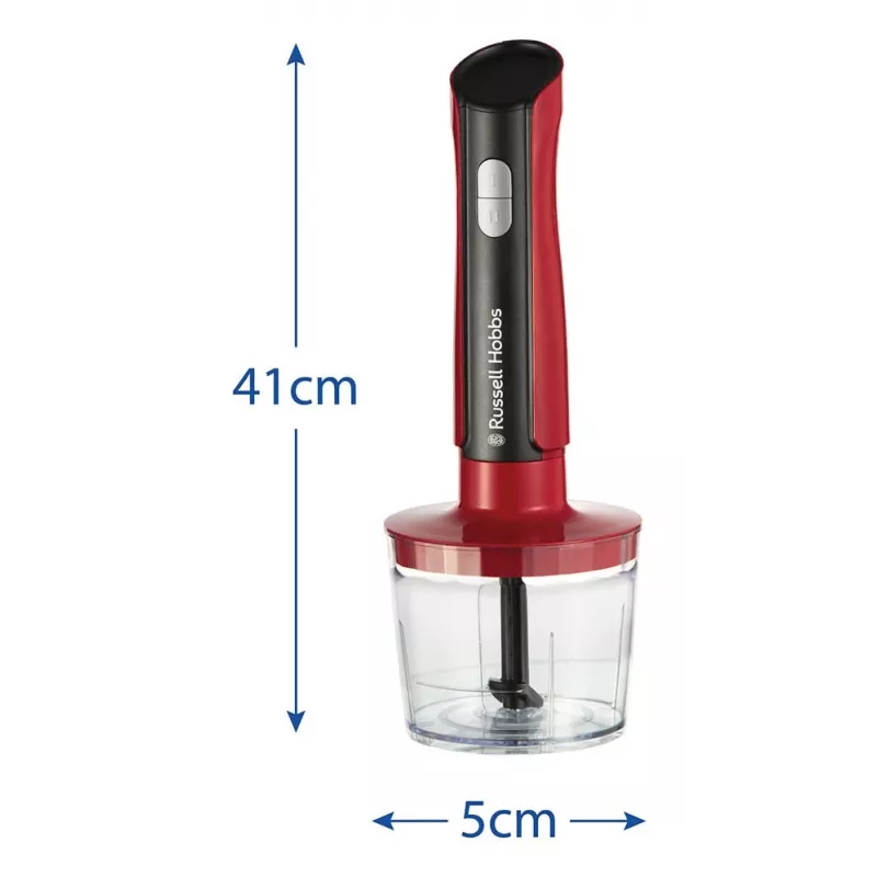 Russell Hobbs 27140-56 blender 1 L kaasaskantav blender 500 W Must, Punane, Läbipaistev