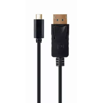 USB graafikaadapter Gembird A-CM-DPM-01 USB-C-ga, toetab kuni 3840×2160, USB 2.0 / 3.2 Gen 2, must, 2 m kaabel