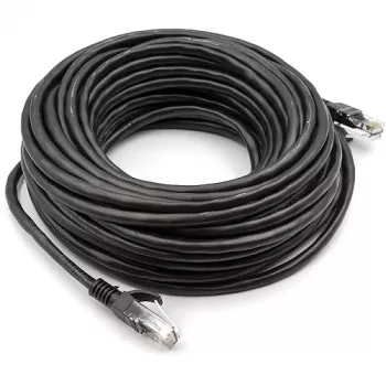 Kaabel Cat5E UTP, 15m, Must