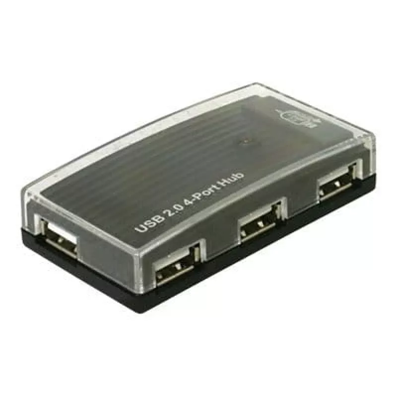 USB-jaotur DeLOCK 4 porti väline USB 2.0 480 Mbit/s