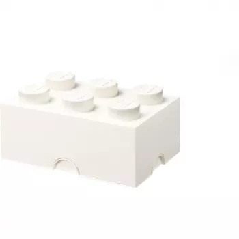 LEGO hoiuklots 6, valge hoiukarp