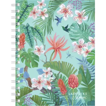 Kirjutusmärkmik Herlitz Ladylike Jungle A5 100 lehte Roheline Mitmevärviline