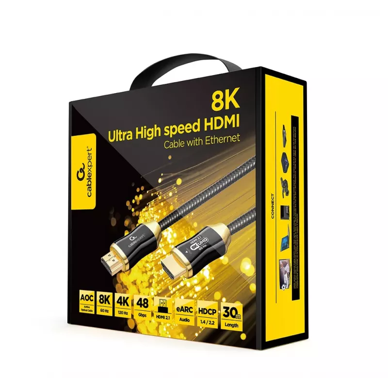 HDMI kaabel Gembird CCBP-HDMI8K-AOC-30M 30m 48 Gbit/s must