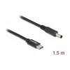 DeLOCK sülearvuti laadimiskaabel USB-C isane Dell 4,5 x 3,0 mm isane 1,5 m 20 V