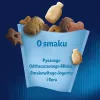 Kassi maiustused Felix Party Mix Dairy Delight 60 g — krõmpsuvad piimamaitselised maiused täiskasvanud kassidele, valk 35%, rasv 19,5%