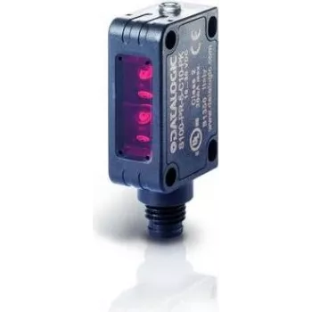 Fotoelektriline andur Datalogic S100-PR-5-B00-PK — must plastik, IP67, 12×20×32 mm