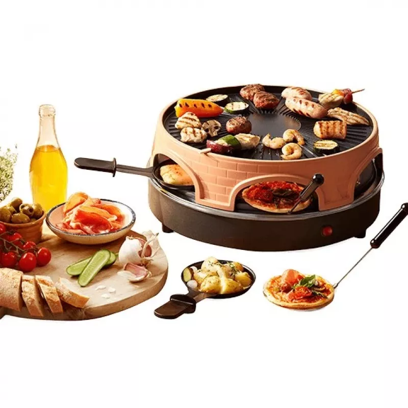Emerio PO-113255.4 raclette-grill 1500 W must, pruun