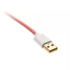 Ducky Premicord USB-kaabel 1,8 m USB A USB C Roosa