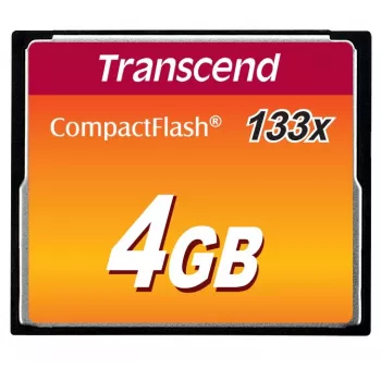 Välkmälu Transcend 4GB CompactFlash 133x TS4GCF133