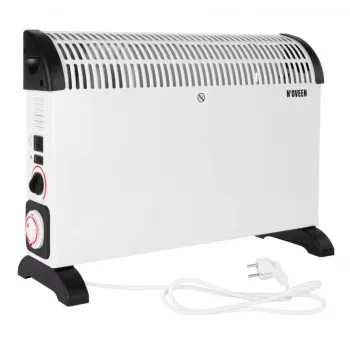 Konvektorelektriline ruumisoojendi NOVEEN CH-6000 TAIMER TURBO VENTILAATOR 2000W 3 võimsustaset seina/põranda kinnitus valge