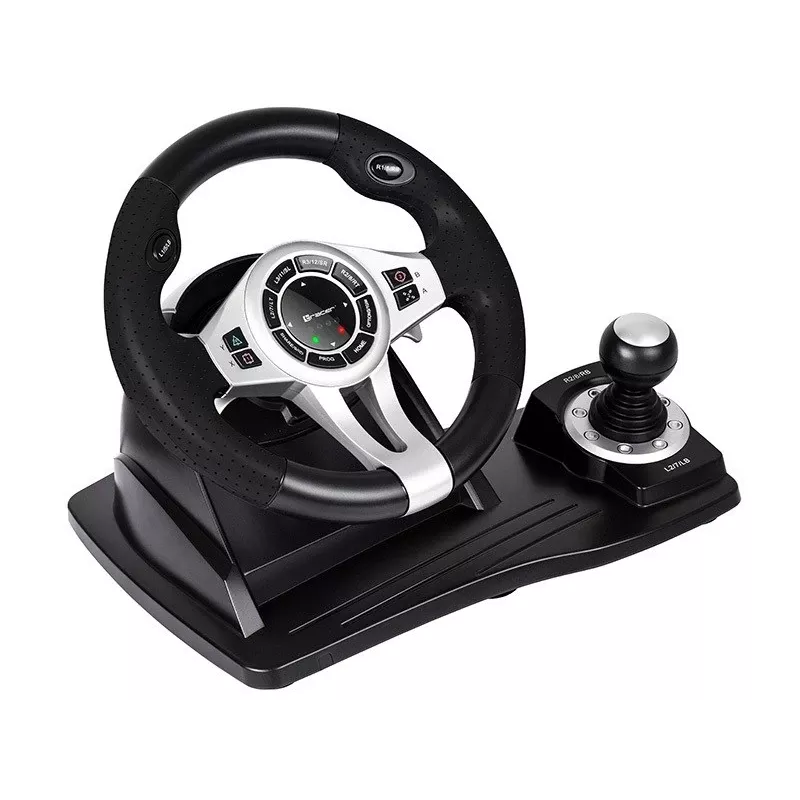 Tracer TRAJOY46524 Mängukontroller Must Rool + Pedaalid PlayStation 4, PlayStation 3