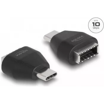 DeLOCK Adapter USB USB-C isane USB 3.2 Gen 2 (10 Gbps) Type-E Key A-pesa must