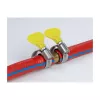 Butterfly Clamp DeLOCK 400 SS 32 - 50 mm 5 pieces kollane