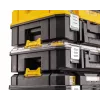 Tööriistakast DeWalt DWST83343-1 — alumiinium/plastik, veekindel, hingedega kaas, lukustatav, 1 sahtel, 440×333×323 mm