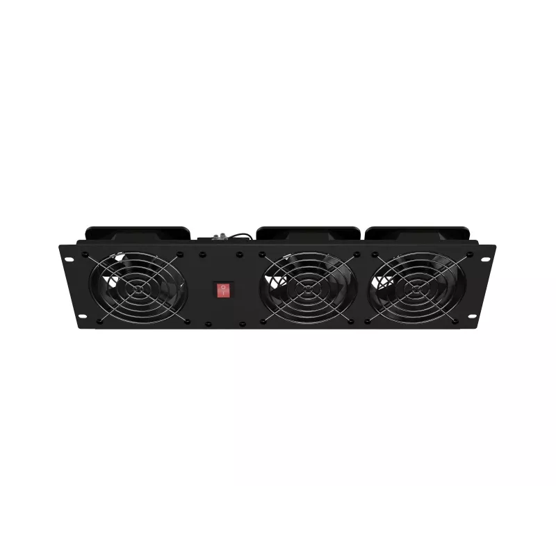 Ventilatsioonipaneel LANBERG AK-1506-B 19 tolli 3 ventilaatoriga 230 V must