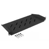 Lanberg AK-1014-B 19-tolline riiul 1U 483x220 mm, 25 kg, must