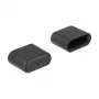 Pistikupesa turvakate DeLOCK 64008 USB USB-C Must