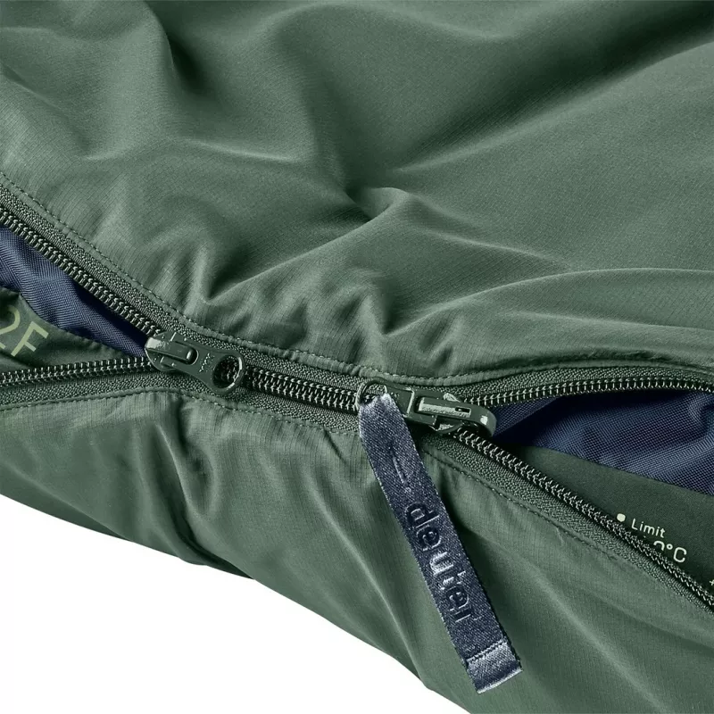 Magamiskott DEUTER Orbit -5C/23F Täiskasvanute matkamine, 2080×750×500 mm, sünteetiline, roheline