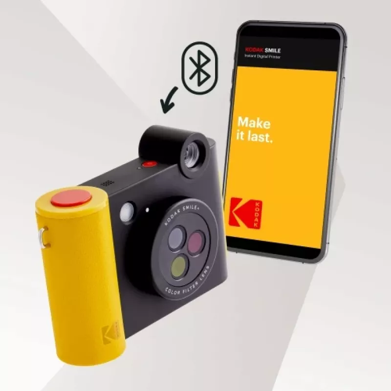 Kodak SMILE+ 2x3 Must kiirtrükikaamera