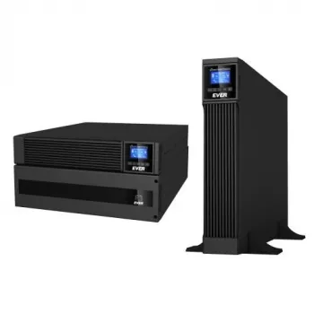 UPS EVER POWERLINE RT Plus 6 kVA T/PWPLRT-116K00/00 — Online topeltmuunduriga rack/torn UPS 6kVA