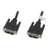 DVI-D kaabel LANBERG CA-DVIS-10CC-0030-BK — 3 m, DVI-D-DVI-D, must