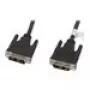 DVI-D kaabel LANBERG CA-DVIS-10CC-0030-BK — 3 m, DVI-D-DVI-D, must