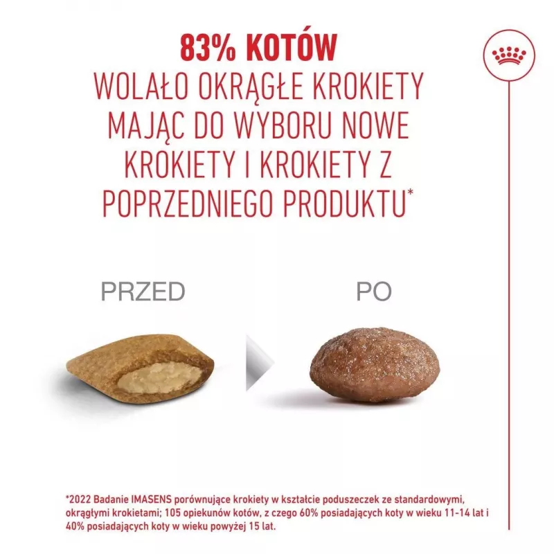 Kuiv kassitoit Royal Canin FHN Ageing 11+ 4 kg — täisväärtuslik toit vanematele kassidele, linnuliha, 30% valku