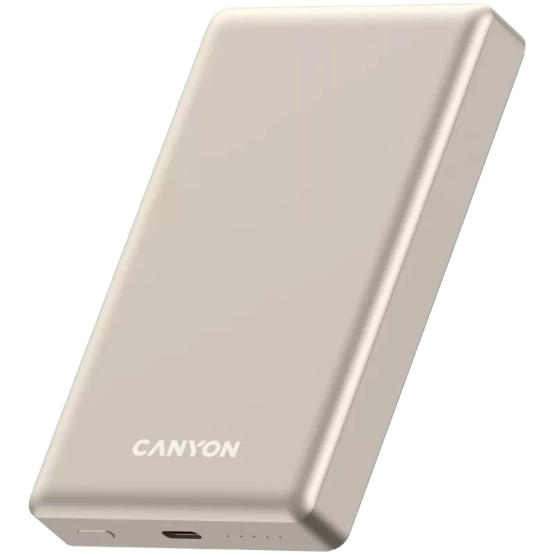 Canyon OnCharge 510 - Powerbank - 10 000 mAh - USB-C sisend - USB-C PD 20W väljund + juhtmeta magnet