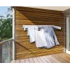 Seinale kinnitatav riiul Leifheit Telegant 30 Protect Valge, laius 720 mm, sügavus 370 mm, 3 m nöör
