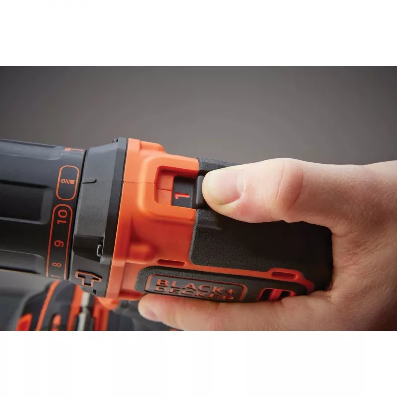 Black & Decker BDCHD18KB-QW puur, padrunita, must, oranž