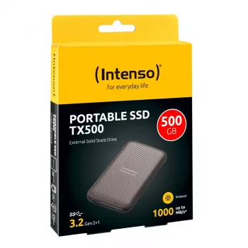 SSD ketas Intenso 500GB USB USB-C 3.2 Gen 2 Pruun