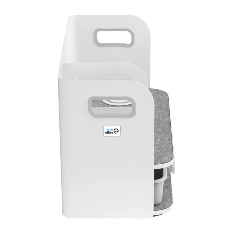 Lauakorraldaja sahtli ja juhtmevaba laadijaga Ergo Office, valge, max 10kg, ER-441